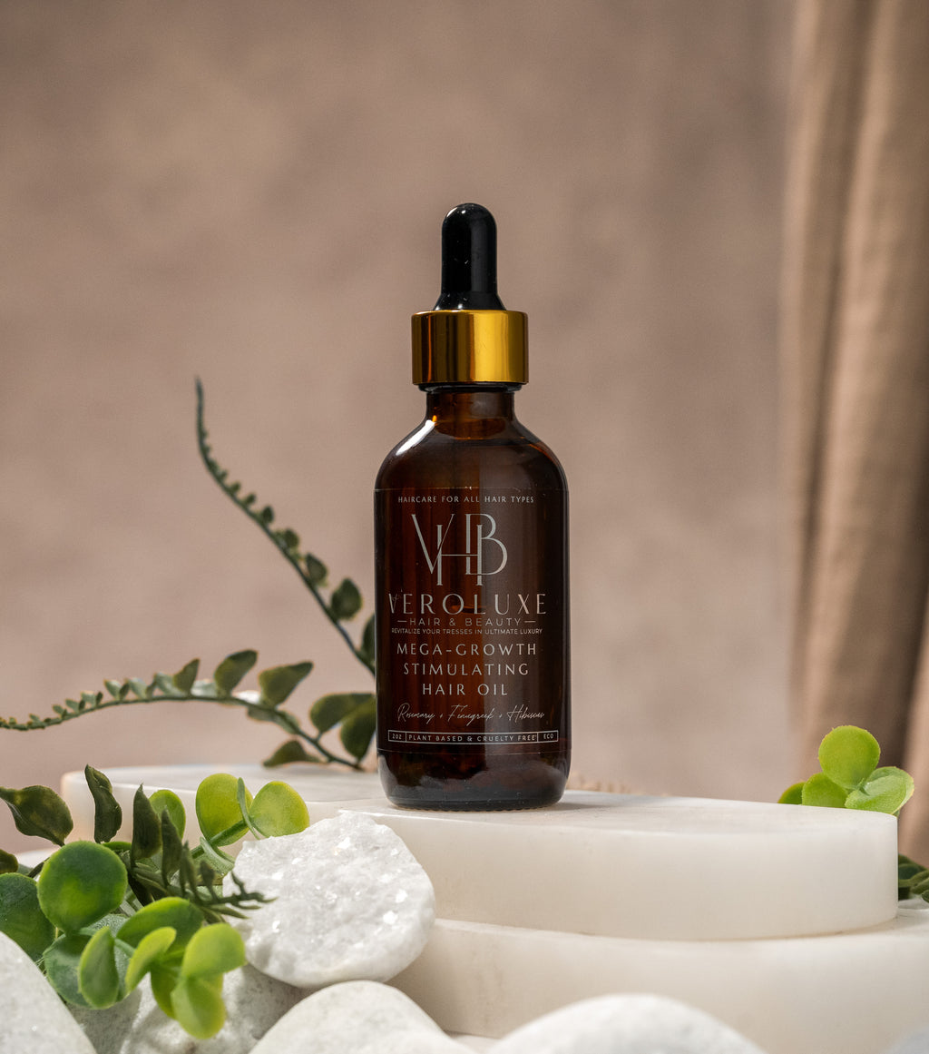 MEGA-GROWTH STIMULATING HAIR OIL- 2OZ